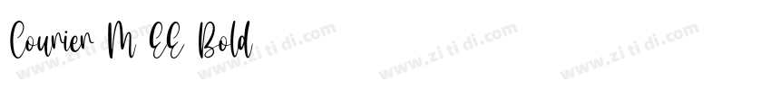 Courier M EE Bold字体转换